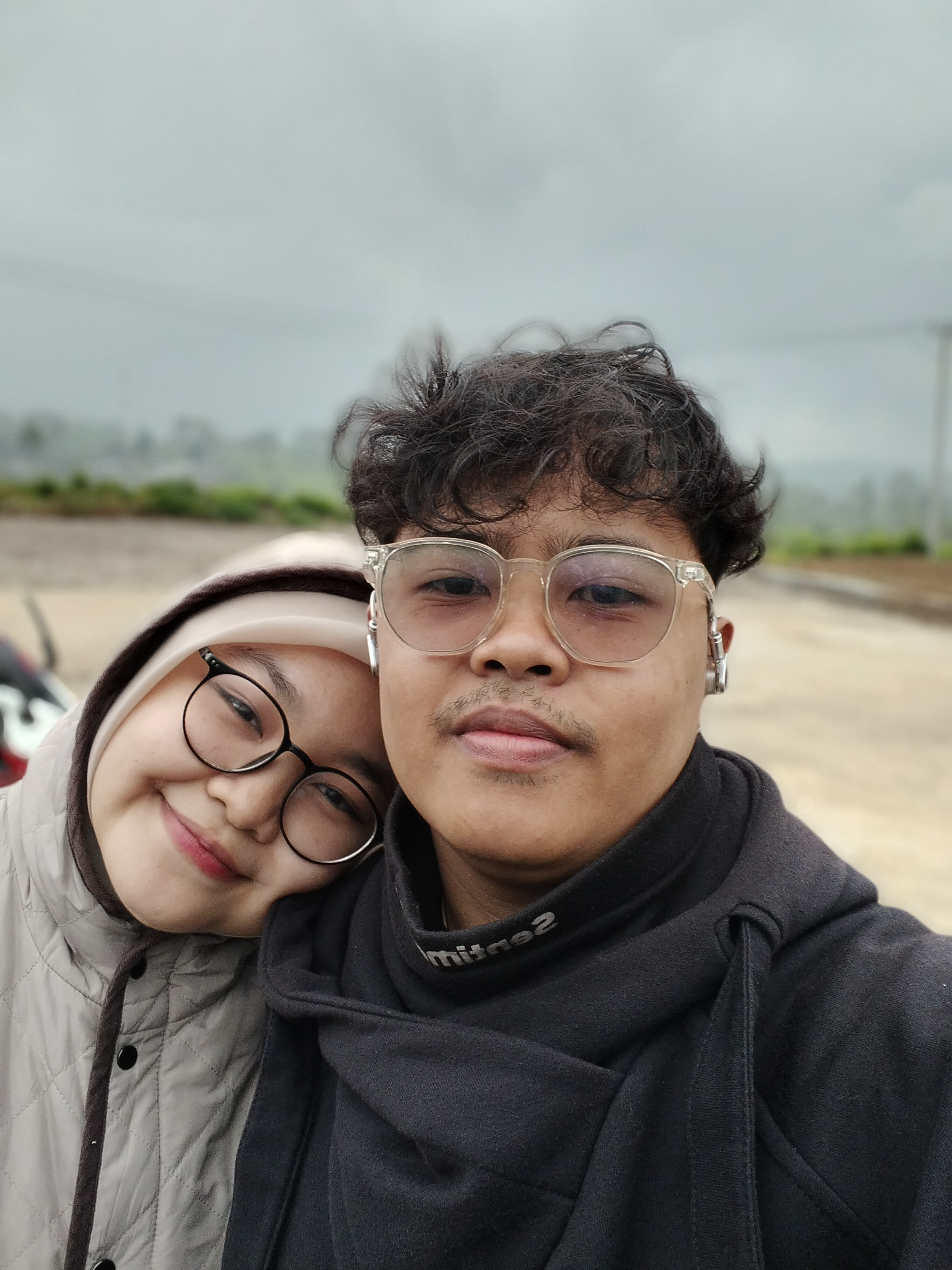 Your head on my shoulder. Perfect weight.