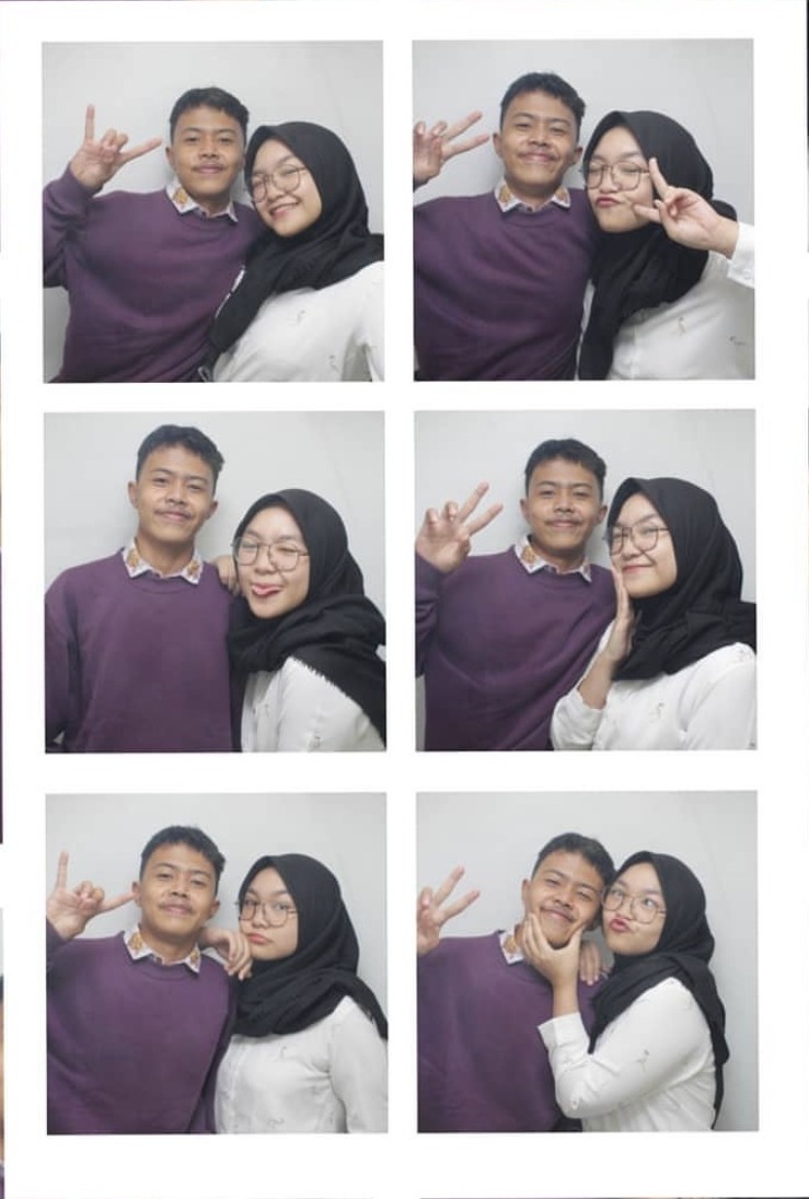 Six little frames of us being us.