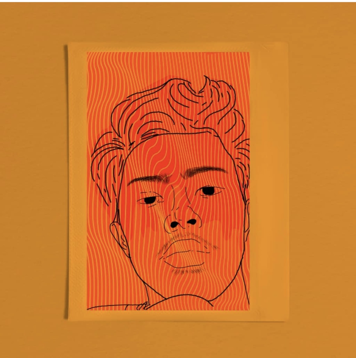 Someone drew me. You kept the proof.